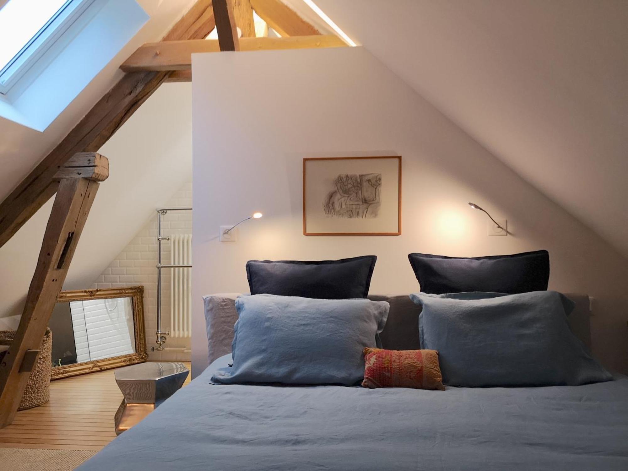 Maison D'Hotes - Les Tillets Bois-Sainte-Marie Ruang foto
